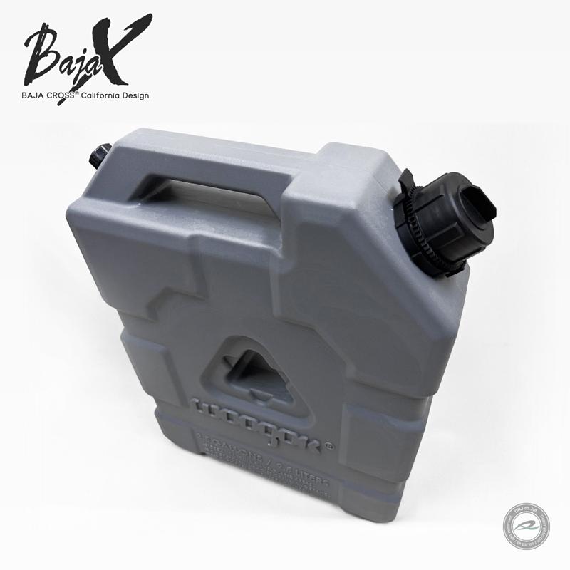 リキッドタンク ロックキー無し グレー9.5L 専用取り付け金具セット BAJACROSS バハクロスの画像