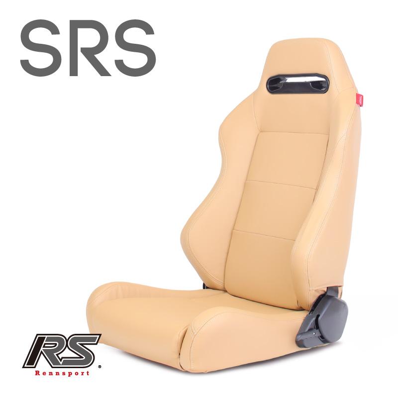 セミバケットシート SRS PVC ベージュ 左席用RENNSPORT レンシュポルト 