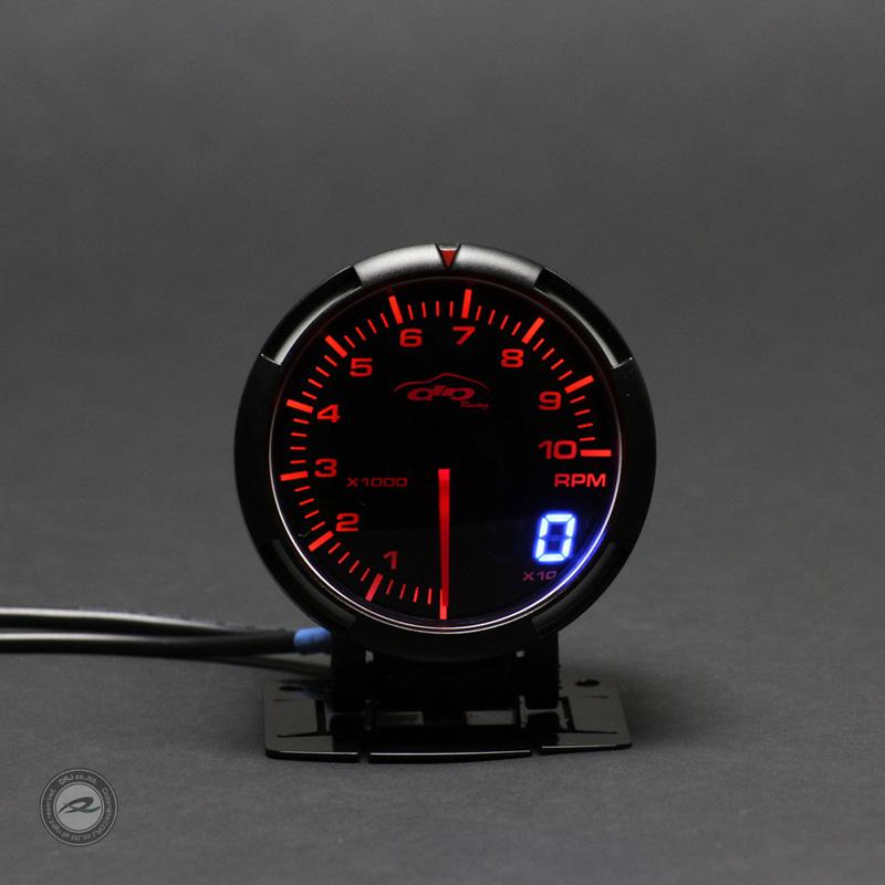 デポレーシング 60mm 「Dual WA タコメーター 回転計」 アンバー