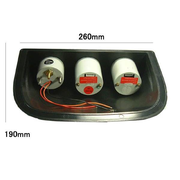 3連メーターフード 52Φオートゲージ 追加メーター用 : DRJショッピング