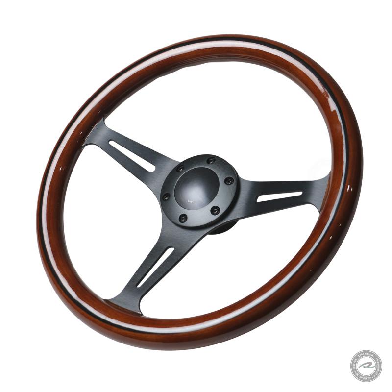 ウッドステアリング 35φ ブラックスポーク N35WB : DRJショッピング