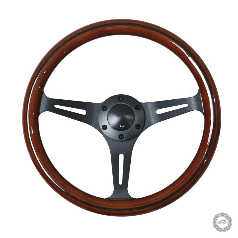ウッドステアリング 35φ ブラックスポーク N35WB : DRJショッピング