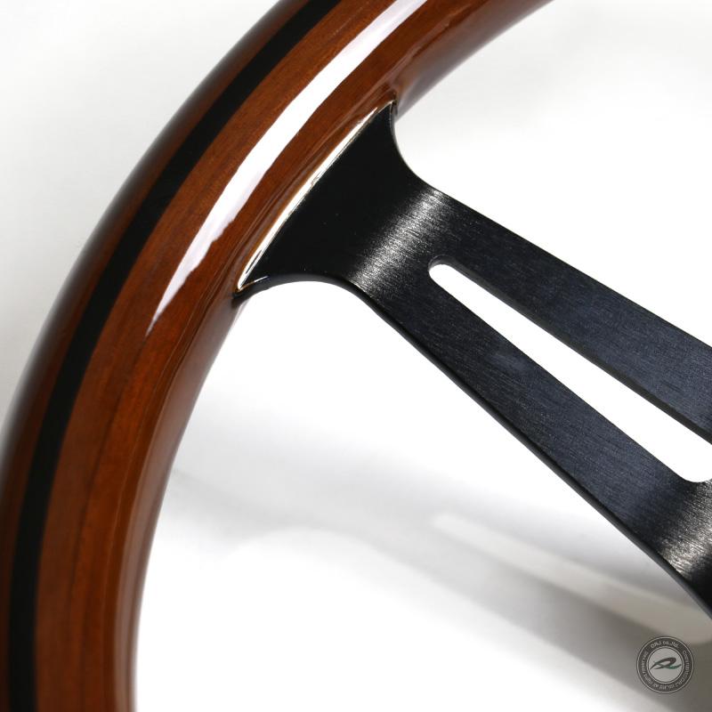 ウッドステアリング 35φ ブラックスポーク N35WB : DRJショッピング