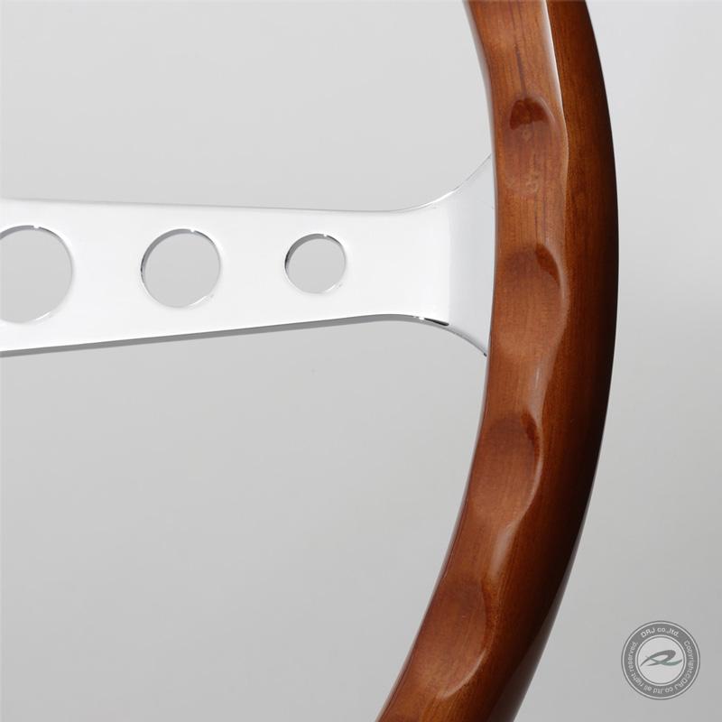 ウッドステアリング 約37.5cm 4スポーク 楽天市場】汎用 350mm 35φ 35cm 4本 スポーク ウッド