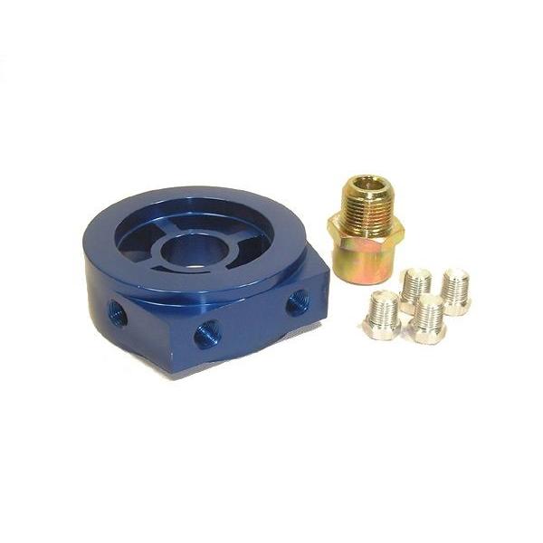 オイルセンサーアタッチメント 3/4UNF-16オートゲージ デポレーシング 追加メーター用  サンドイッチブロック