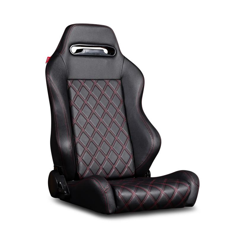 ポテチ　さん専用 セミバケットシート SRS PVC キルティング赤ステッチ RENNSPORT