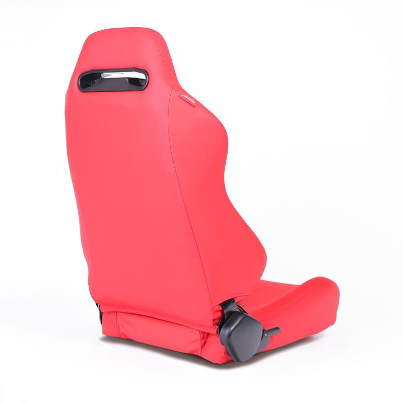 SRSタイプ PVC パンチング仕様　セミバケットシート(右側用) 未使用 セミバケットシート SRS PVC レッドパンチング加工 RENNSPORT レン