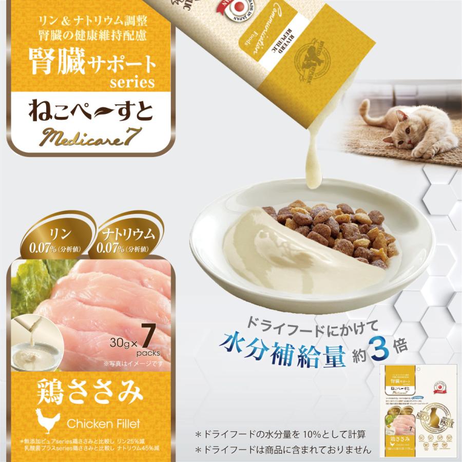 日本産 猫用一般食 ねこぺ〜すと 腎臓サポートseries Medicare7 鶏 