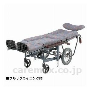 【※法人・施設限定・送料別途】(W0517)スチールフルリクライニング式介助車いす/NHR-11抗菌・防臭シート採用(cm-206106)[1台]_1