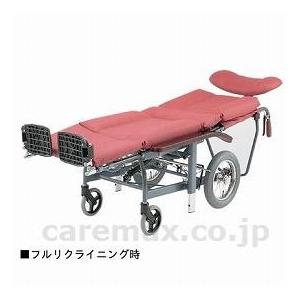 【※法人・施設限定・送料別途】(W0517)スチールフルリクライニング式介助車いす/NHR-12(cm-206107)[1台]_1