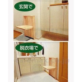 壁付折りたたみ椅子 / 013-8360 クリア(cm-217729)[販売単位:1]_1