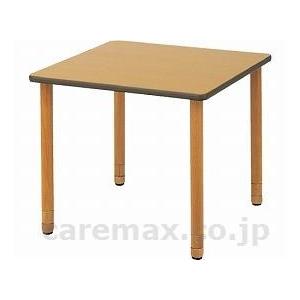 【※法人・施設限定・送料別途】(O0005)施設用テーブルWSHタイプ幅110×奥行110cm/DWT-1111-WSHナチュラル(cm-243507)【販売単位:1】