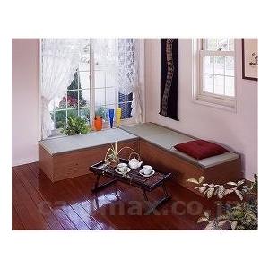 高床式ユニット畳「望」へりなし/T3P2043LBR80×80cm(cm-295076)[1セット]