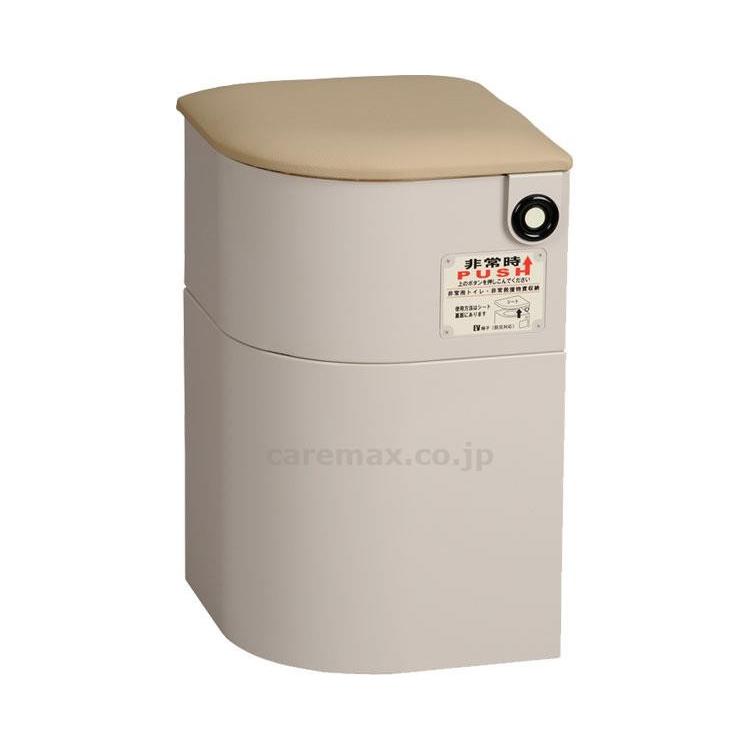 EV椅子（防災対応）・非常用備蓄品Bセット付レザー座面/690-013-5ベージュ(cm-342062)[1台]