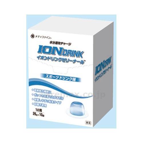 【※法人・施設限定・送料別途】イオンドリンクゼリーナール/26g×10袋入(cm-342904)【販売単位:30】