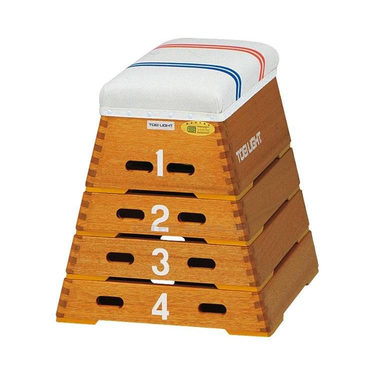 跳び箱ST4段（上部ライン有）/T-2864(cm-362683)[1台]