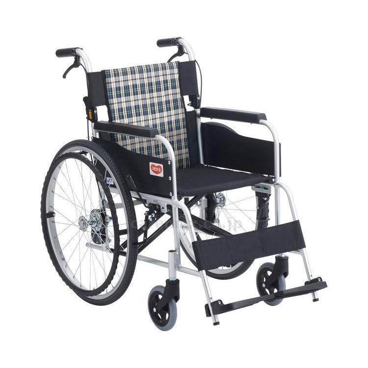 【※法人・施設限定・送料別途】標準型自走式車いす / 202200AS TD-1N ドラムブレーキ付(cm-421570)[1台]