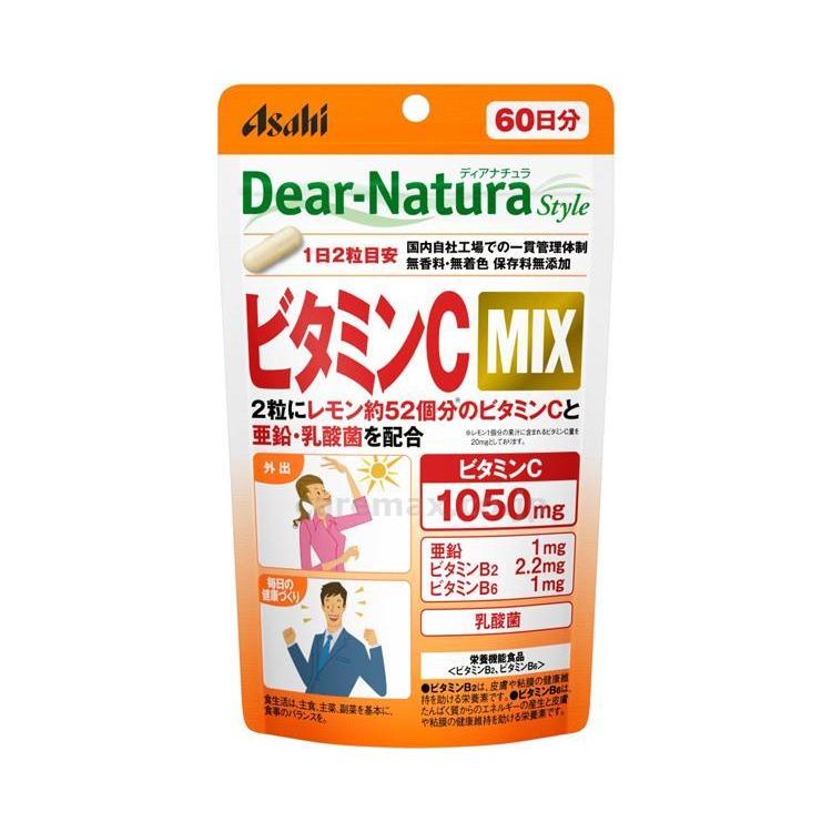 【※取り寄せ・送料別途】ディアナチュラ ビタミンC MIX / 120粒（60日分）(cm-425501)[ケース(30個)]