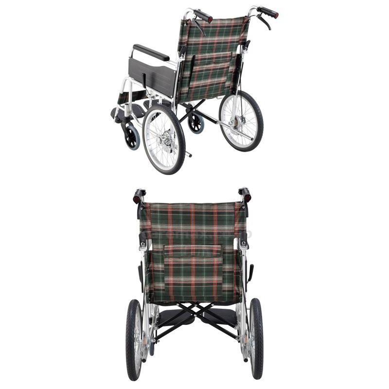 【※大型商品・送料別途】(W1068)アルミ介助用車いす セレクトKS30 / KS30M-40GCS グリーンチェック(cm-429595)[1台] W1068 アルミ介助用車いす セレクトKS30 KS30M 40GCS グリーンチェック cm NAN1287224247(12381円)