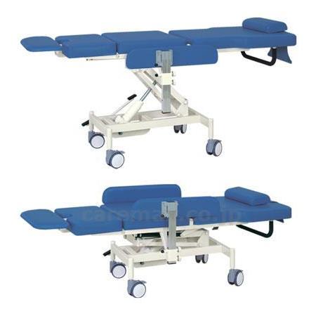 【※法人・施設限定・送料別途】車イス式油圧ストレッチャー TB-1398 / レッド(cm-431400)[台]の画像