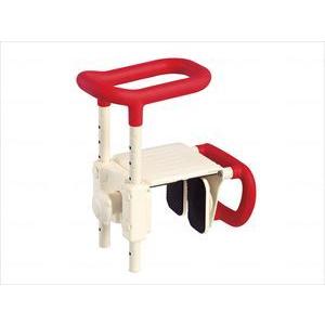 アロン化成浴槽手すりUST-165W レッド(wf-401513-1)