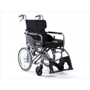 カワムラサイクルモダンAstyle 背折れ介助用 KMD-A16-42-H No.68黒メッシュ(ポリエステル) 座幅42-前座45cm(wf-503293-20)