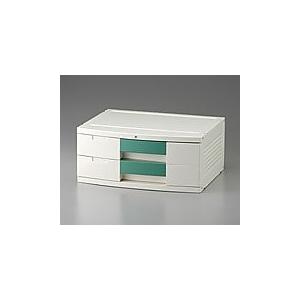 ナビス(アズワン)0-5347-04トレイＢＯＸ（鍵付）３０４ＨＡ３用グリーン４７０×３６０×２０５ｍｍ(as1-0-5347-04)