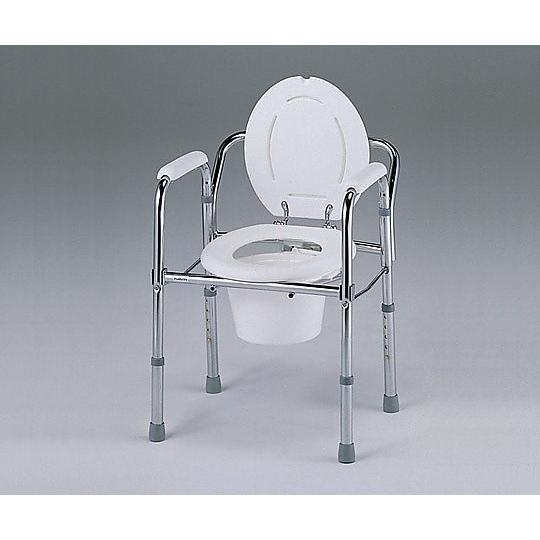ナビス(アズワン)0-667-01便器椅子(折りたたみ式)530×460×660〜760mm【個】(as1-0-667-01)｜drmart-2
