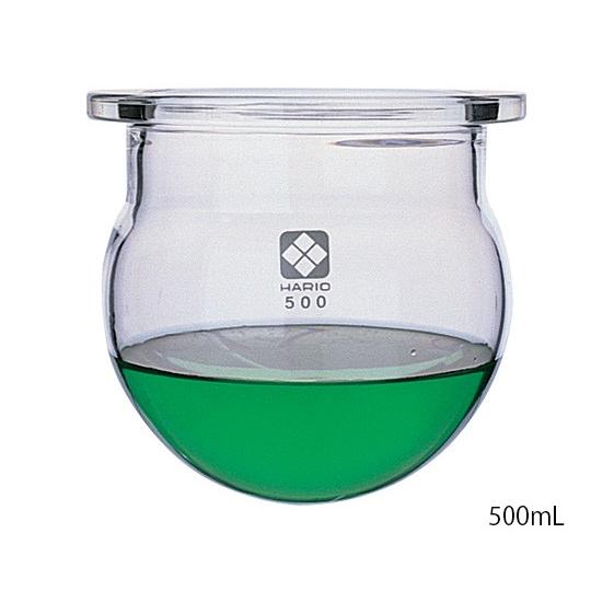 柴田科学1-7803-01セパラブルフラスコ丸形（平面摺合タイプ）300mLφ100mm(as1-1-7803-01)