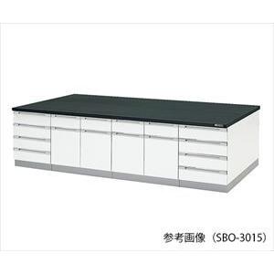 【特大】【大型商品※送料別途】アズワン3-7798-02 中央実験台 (木製タイプ) 2400×1500×800 mm SBO-2415【1台】(as1-3-7798-02)