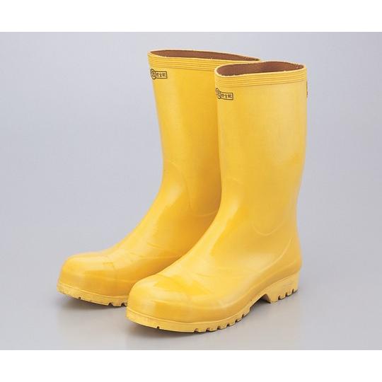 重松製作所6-9275-06安全ゴム長靴(化学防護長靴)先芯入軽作業用２７ｃｍ黄色