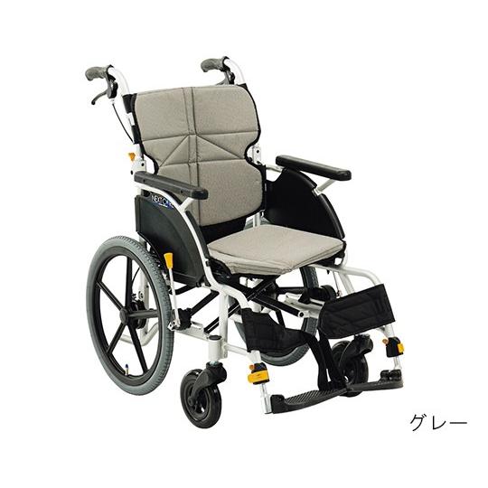 松永製作所7-2233-04ネクストコア・プチ（アルミ製介助式）グレー【個】(as1-7-2233-04)
