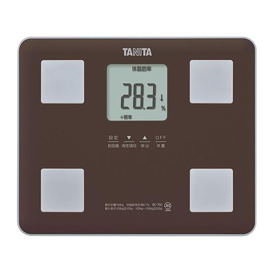 タニタ7-2899-01体組成計ブラウンBC-760-BR【コ】(as1-7-2899-01)｜drmart-2