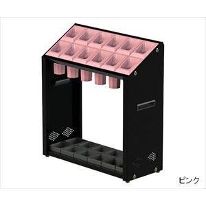 【精神的な統合】【精神的な統合止むを得ず】山崎製造（兀鷹）7-8762-02 傘たて サクラ色 12本立て N-12【1個】(as1-7-8762-02) 受付、応接家具-業務用傘立て-オフィス家具