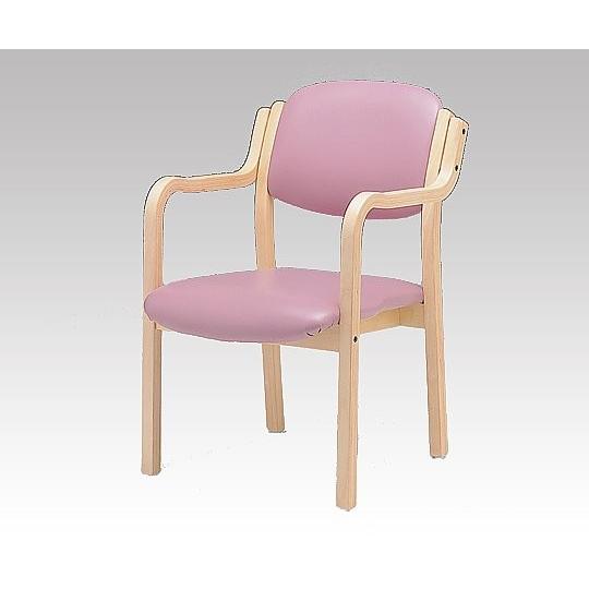 8-1990-01 椅子 (アイリス) (深型/520×590×800mm/ピンク) IRS-150-V