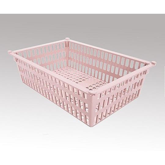 サカセ8-4374-10バスケット64-17タイプ（深さ17cm）帯電防止ピーチ【個】(as1-8-4374-10)