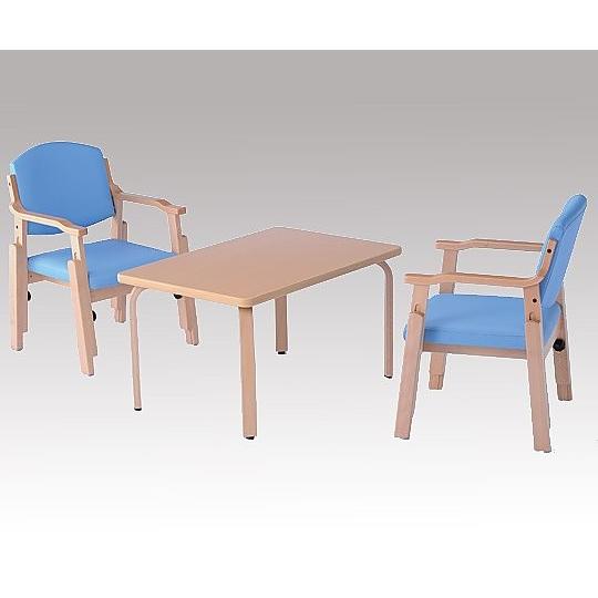 8-4487-02 椅子 （アジャスト） ブルー AJS-150-V