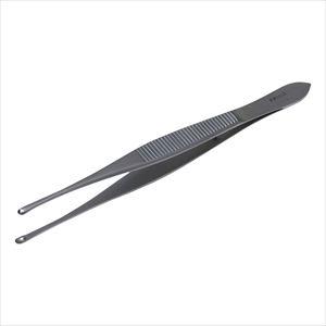 鋭匙ピンセット A502-0110（13CM） 24-8336-00 松吉医療総合カタログ