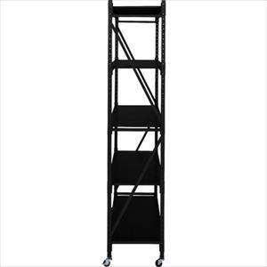 【※別途送料※】ラルド ボルトレスラック4D DIS-684BK 東谷 収納家具 シェルフ・ラック(az-dis-684bk)_2