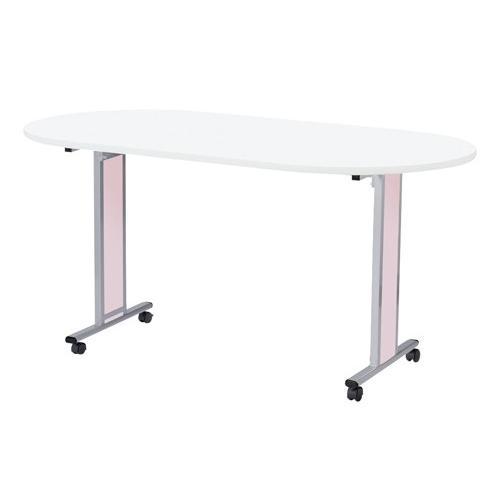 ナーステーブル（パステル／キャスターNCTC-1890H ナーステーブル(パステル/キャスタ- ミントグリーン(松吉医科器械)(24-7821-01-03)