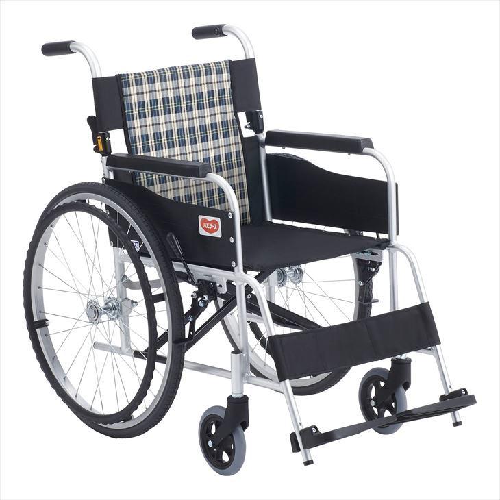 標準型車いす(幅広)T-1N-420202200BB202200BB(24-8188-04)【ピジョンタヒラ】［1台］【1単位】