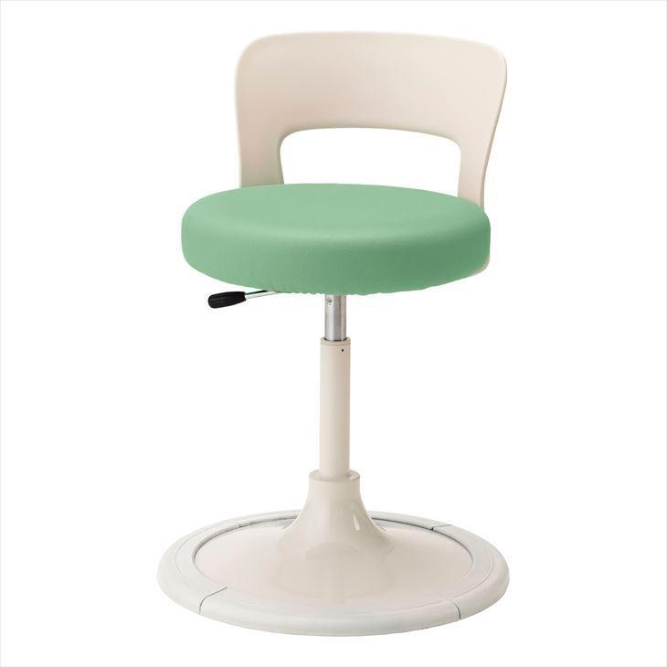 マツヨシ クランケチェア(背付) MY-N3248MY-N3248シトラスイエロー(24-9042-00-03)［1台］