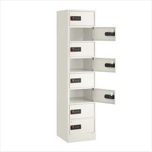 貴重品保管庫 ダイヤルナンバーロック LK-408W ホワイト  25-2258-01LK-408W【エーコー】(LK-408W)(25-2258-01)【1単位】の画像