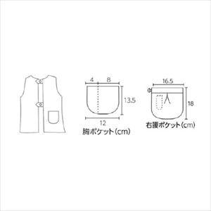 ショート丈多機能予防衣 M エプロン 予防衣  25-2428-01Mネイビー【大阪通販】FALSE(25-2428-01-06)【1単位】｜drmart｜03