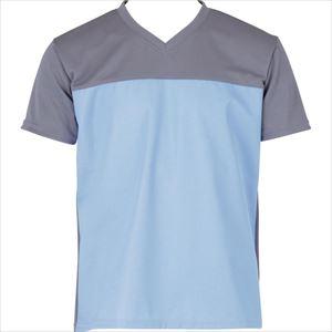 (B1506131)入浴介護ウェア(1)入浴介護Ｔシャツ M ブルー(B1506131)(403340)(all-b1506131)｜drmart｜04