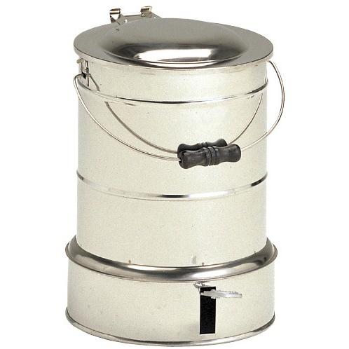 汚物缶（足踏式）２７ｃｍ ステンレス(ホーローソウツキ) オブツカン(アシブミシキ)27CM(02-2720-02)