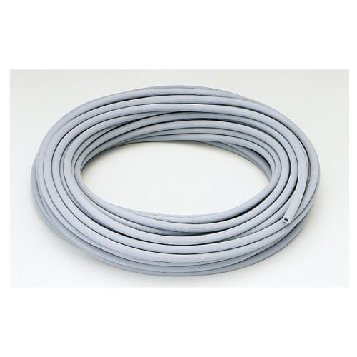 筋入ゴム管（グレー） スジイリゴムカン(グレー)(07-2691-00)5X10MM (50Mイリ)【1巻単位】