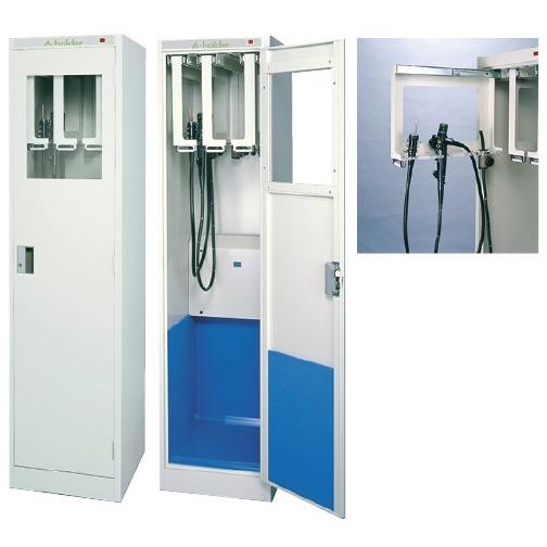 ファイバースコープ保管庫（殺菌器付） DM-FSA-4(4ホンガケ) ファイバースコープホカンコ(19-3645-07)