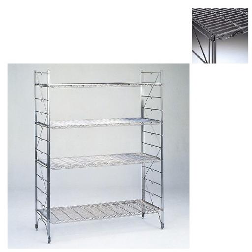 スタンダードエレクターシェルフ４段 S1220・S1580(D310) スタンダードエレクタシェルフ4ダン(19-8325-05)