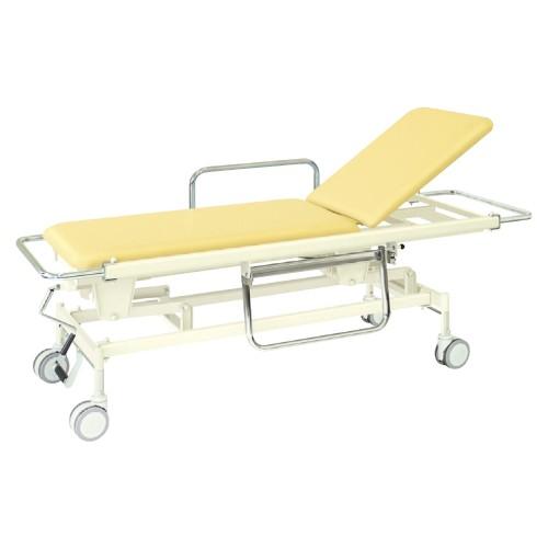 手動昇降式ＧＳストレッチャー１２５ シュドウGSストレッチャー125(23-2287-01)TB-628(60X200X48-86)ビニルレザーイエロー【1台単位】の画像